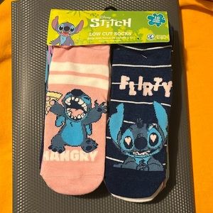 Disney Stitch Low Cut Socks Women’s size 4-10 in 10 pair pack, NIP